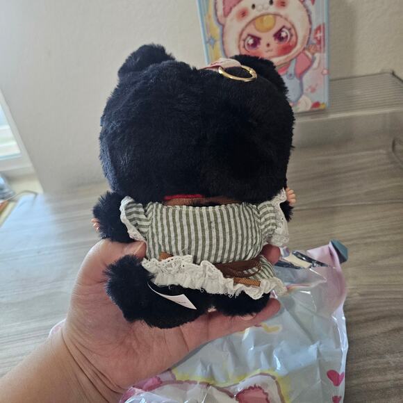 Baby Three Kitten Wardrobe OPEN BOX CONFIRMED Sweet Lace Black cat Plush Pendent - Picture 7 of 11